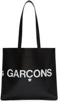 Thumbnail for your product : COMME des GARÇONS WALLETS Black Huge Logo Tote