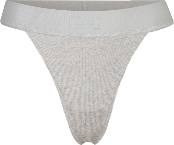 The Cotton Thong: Heather Gray  Cotton thong, Heather grey
