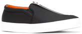 Thumbnail for your product : Joshua Sanders front zip slip-on sneakers