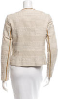 Thumbnail for your product : Tory Burch Perforated Leather Jacket w/ Tags