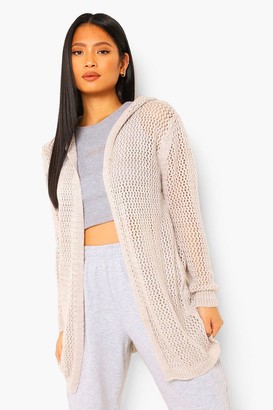 chunky hooded cardigan uk