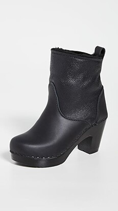 NO.6 STORE Pull On Shearling High Heel Boots