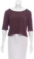 Thumbnail for your product : White + Warren Short Sleeve Knit Sweater