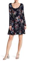 Thumbnail for your product : Lush Long Sleeve Swing Dress