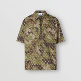 Thumbnail for your product : Burberry Short-sleeve Monogram Print Cotton Shirt