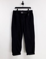 Thumbnail for your product : Topman belted jeans in black