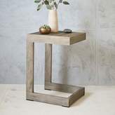 Thumbnail for your product : west elm Portside Outdoor C-Shaped Side Table - Weathered Gray
