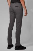 Thumbnail for your product : BOSS Slim-fit trousers in Italian jersey with drawcord