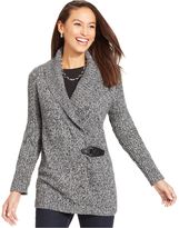 Thumbnail for your product : Charter Club Marled-Knit Shawl-Collar Cardigan