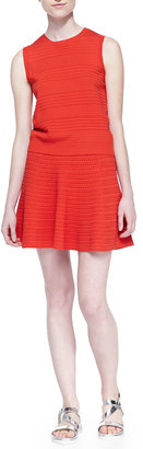 Theory Rortie Textured Flared Skirt