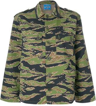 MiH Jeans Golborne Road Collection tiger camouflage shirt