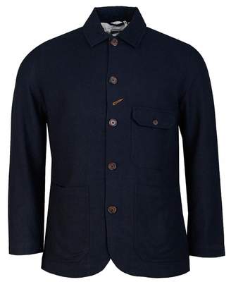 Universal Works Northfolk Bakers Jacket Colour: NAVY, Size: SMALL