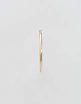 Thumbnail for your product : ASOS Flat Oval Hoop Earrings
