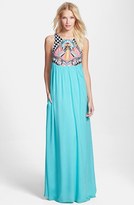 Thumbnail for your product : Mara Hoffman 'Cosmic Fountain' Embroidered Maxi Dress