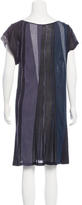 Thumbnail for your product : Nina Ricci Short Sleeve Knee-Length Dress
