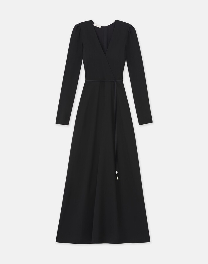 Responsible Finesse Crepe Surplice Dress