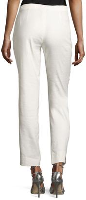 Nic+Zoe Luxe Cropped Linen Pants, Plus Size