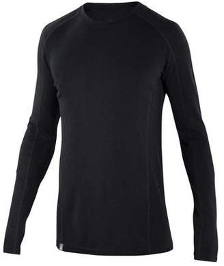 Ibex Men's Woolies 2 Crew Long Sleeve - Black Long Sleeve Shirts