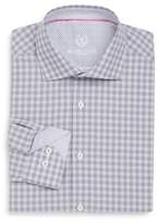 Thumbnail for your product : Bugatchi Shaped-Fit Plaid Check Cotton Dress Shirt