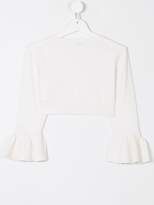 Thumbnail for your product : Elsy TEEN ruffle detail cardigan