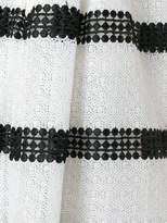 Thumbnail for your product : MICHAEL Michael Kors striped lace pleated skirt