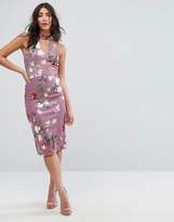 Thumbnail for your product : Girls On Film High Neck Pencil Dress In Floral Print