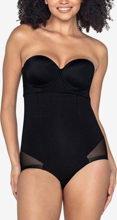 Leonisa Women's Extra High-Waisted Sheer Bottom Sculpting Shaper Panty