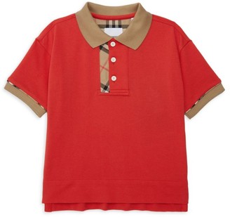 burberry polo kids red