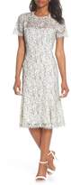 Thumbnail for your product : Eliza J Two-Tone Lace A-Line Dress (Regular & Petite)