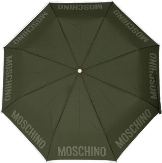 Moschino Logo Printed Folded Umbrella