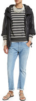 Thumbnail for your product : Brunello Cucinelli Distressed Boyfriend Jeans, Light Denim