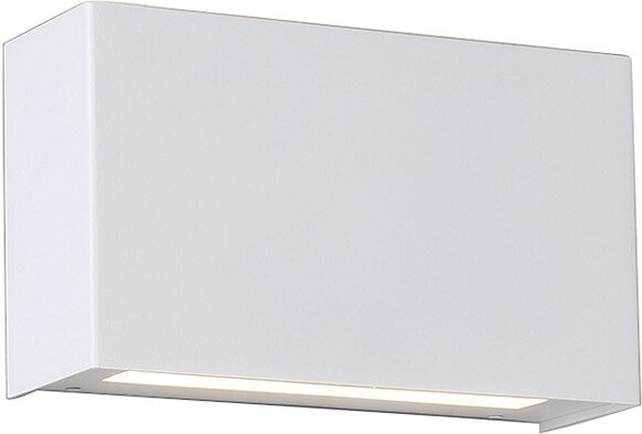 dweLED Blok LED Wall Sconce in White
