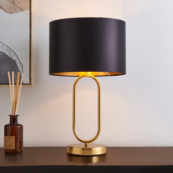 Dunelm Hanna Table Lamp Gold ShopStyle