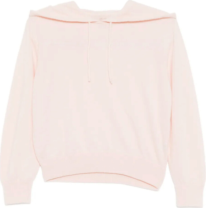 Teddy Cashmere Logo-Embroidered Hoodie