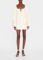 Thumbnail for your product : Alexis Azize Split-Sleeve Chain Mini Dress