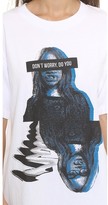 Thumbnail for your product : DKNY x Cara Delevingne Dont Worry Oversized Tee