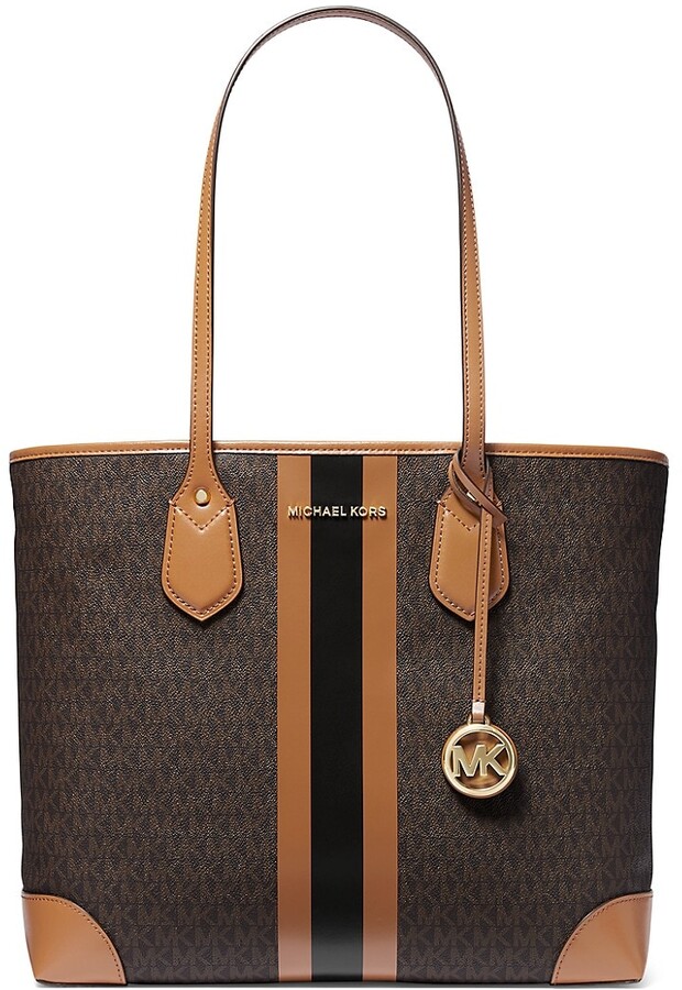 michael kors brown tote handbolsa