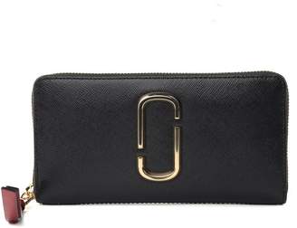 Marc Jacobs Snapshot Standard Color-block Saffiano-leather Continental Wallet