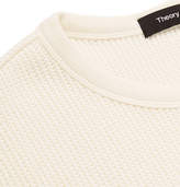Thumbnail for your product : Theory Waffle-Knit Pima Cotton Sweatshirt - Men - White