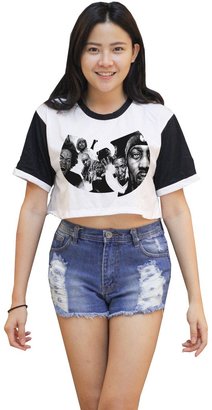 Me Women's Wu Tang Clan Crop T-shirt