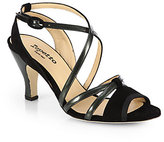 Thumbnail for your product : Repetto Veruska Strappy Patent & Suede Sandals