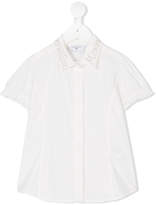 Thumbnail for your product : MonnaLisa logo embroidered shirt