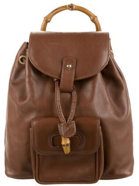 Gucci Vintage Bamboo Mini Backpack Brown ShopStyle