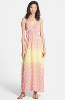 Thumbnail for your product : Charlie Jade 'Maddison' Print Silk Maxi Dress