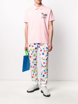 Moschino Letter Print Track Pants