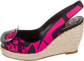 Thumbnail for your product : Roger Vivier Cordella Wedge Sandals w/ Tags