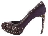 Thumbnail for your product : Alexander McQueen Studded Platform Pumps