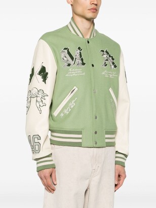 Amiri MA Angel varsity jacket - ShopStyle