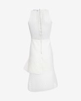 Thumbnail for your product : David Koma Asymmetric Mesh Hem Sleeveless Dress