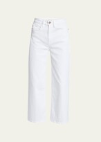 Thumbnail for your product : Lafayette 148 New York Wyckoff Cropped Wide-Leg Jeans